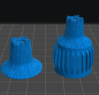 Parquet Cap | 12K Resin Dropper Bottle Holder for Vallejo & Army Painter