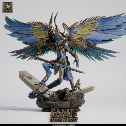 ☀️ Ra, Fallen Sandking | 12K Resin 100mm Desert Tyrant for D&D 🏜️