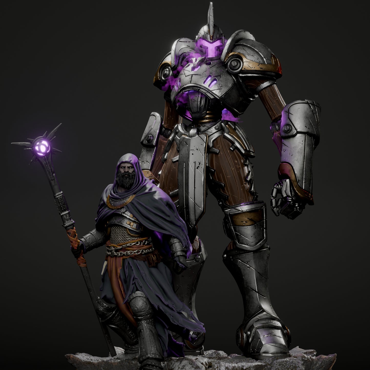 🛡️ Shield Guardian XL Collector | 12K Resin Epic Diorama (1/6th Scale) 🔮
