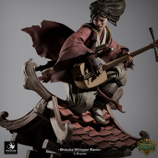 Shizuka: Whisper Ronin XL Collector | 12K Resin Samurai Display Statue