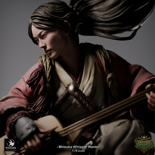 Shizuka: Whisper Ronin XL Collector | 12K Resin Samurai Display Statue