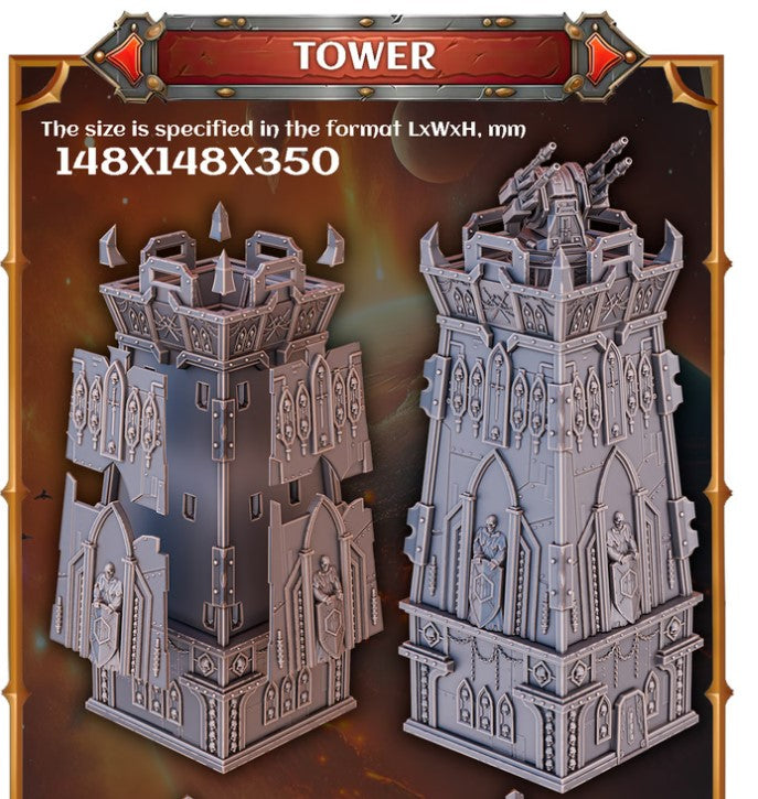 Tower (Fortress of Vengeance) by Taiga Miniatures