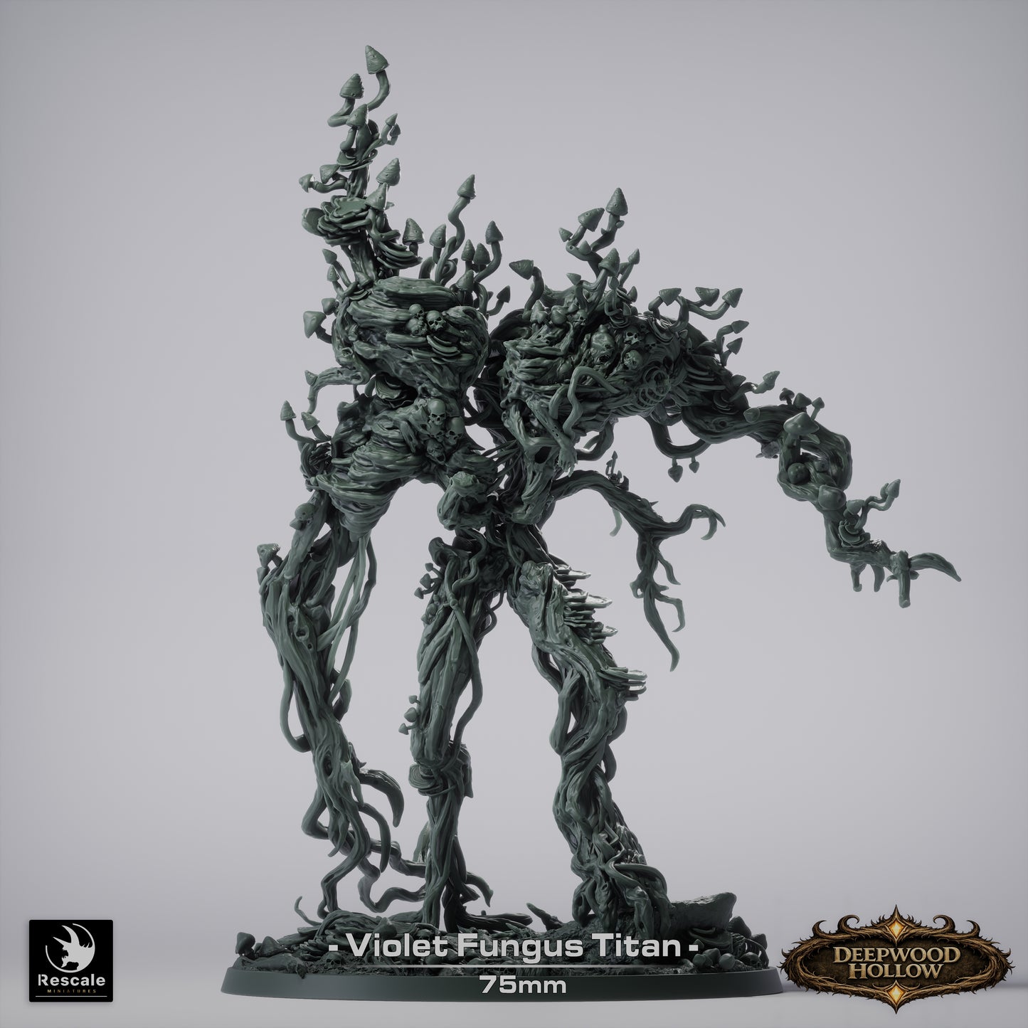🌿 Violet Fungus Titan | 12K Resin 75mm Monstrous Plant for D&D & RPGs 🍄
