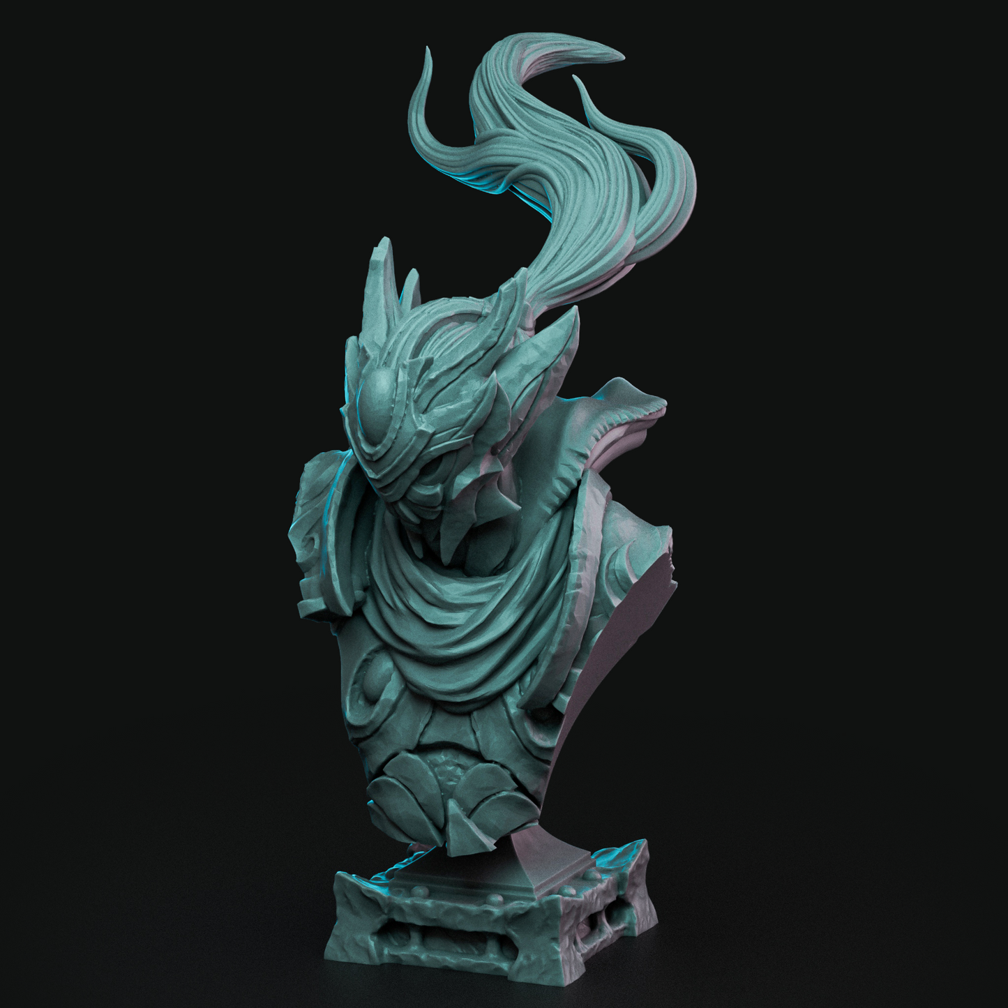 Xylia, The Unrelenting Bust | 12K Resin Miniature with Base for D&D, Warhammer AOS & RPGs