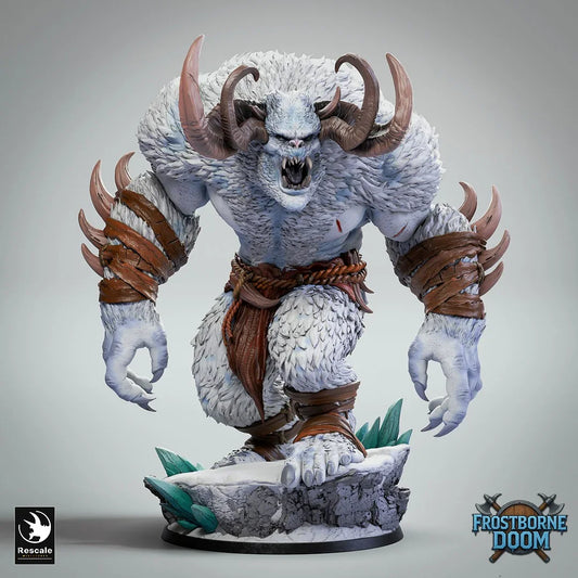 Abominable Yeti | 12K Resin Mountain Terror for D&D & RPGs