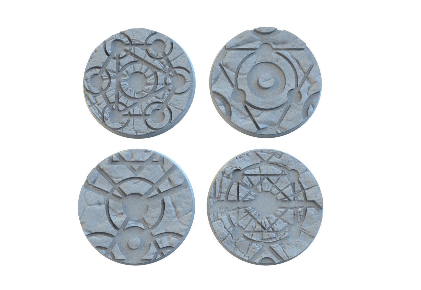 Alchemy Circle Bases by SRS Studios | Mystical 12K Resin Foundations for Warhammer, AOS, D&D & More!