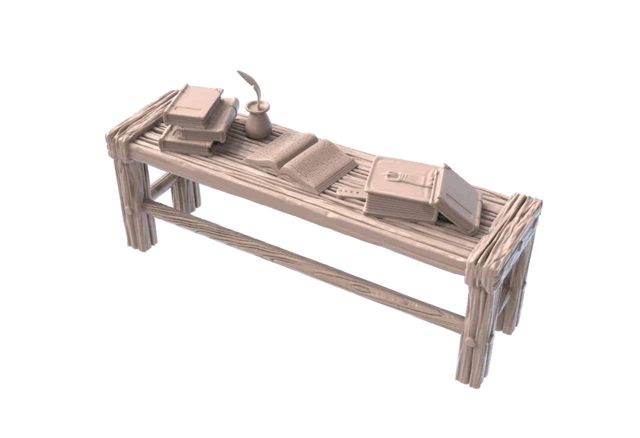 Alchemy Long Tables Scatter Set by SRS Studios | 12K Resin Terrain for Warhammer, D&D & RPGs (Copy)