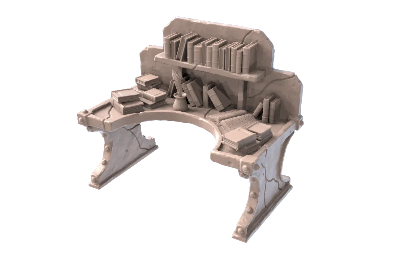 Alchemy Workbenches Scatter Set by SRS Studios | 12K Resin Terrain for Warhammer, D&D & RPGs