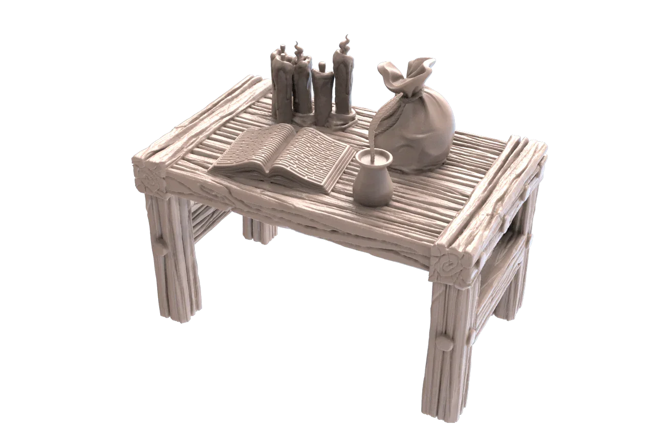 Alchemy Tables Scatter Set by SRS Studios | 12K Resin Terrain for Warhammer, D&D & RPGs