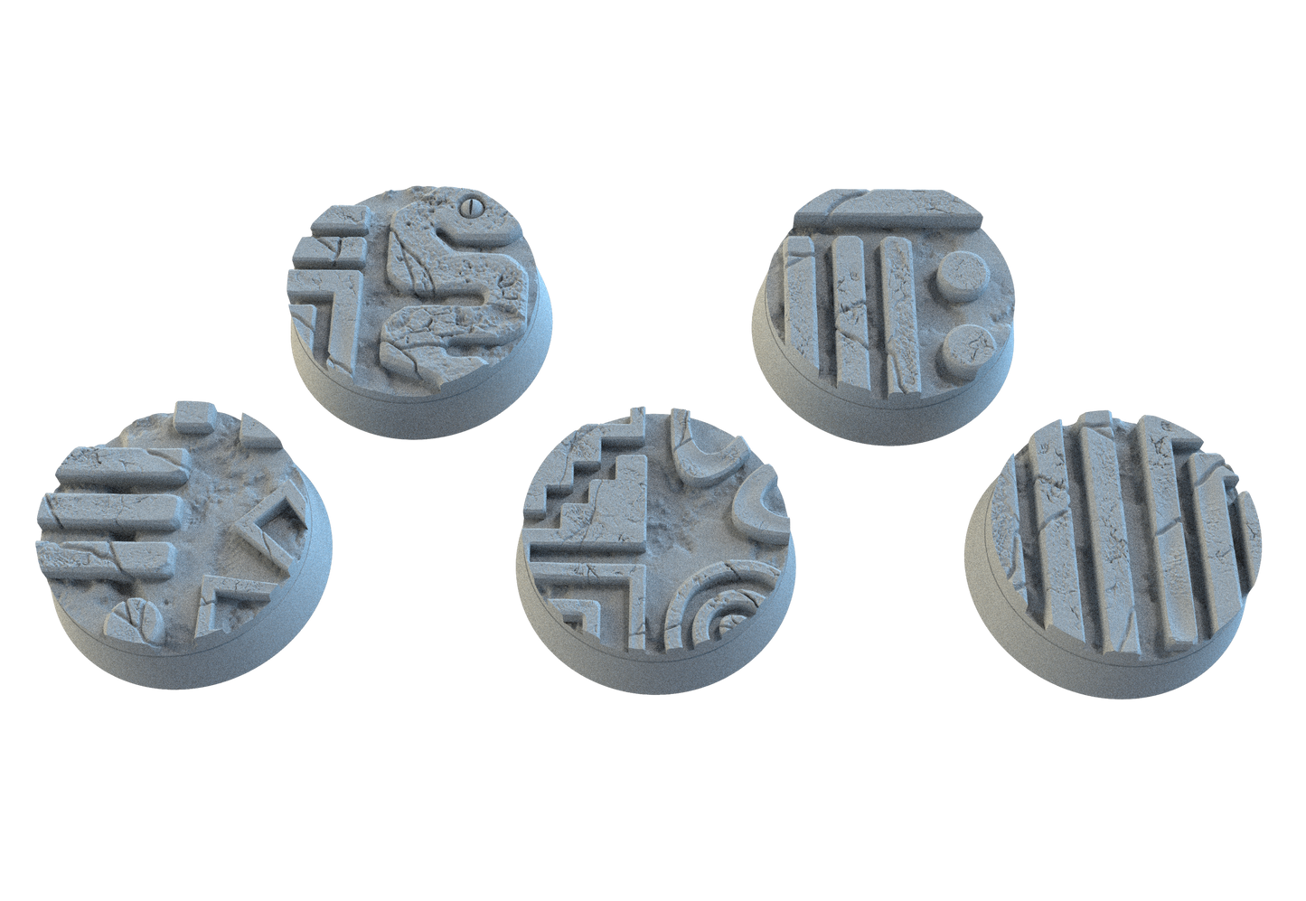 Round 20mm Aztec Bases x20 by SRS Studios