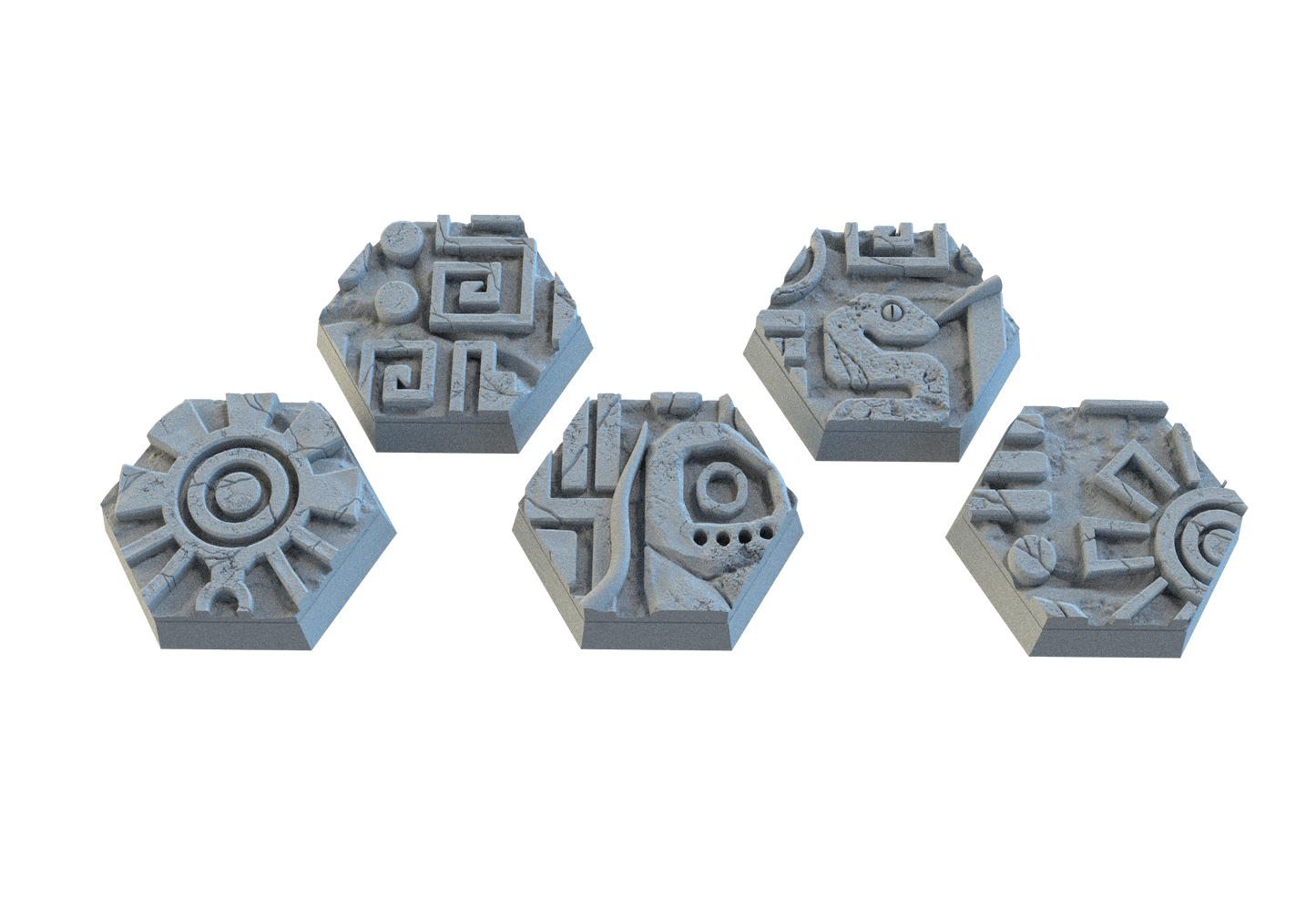 Hex Aztec Bases by SRS Studios