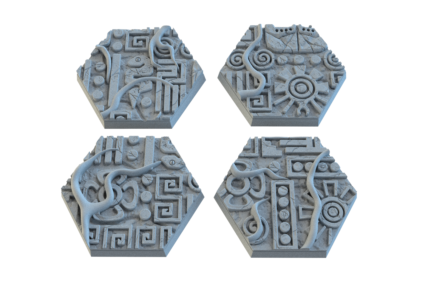 Hex Aztec Bases by SRS Studios