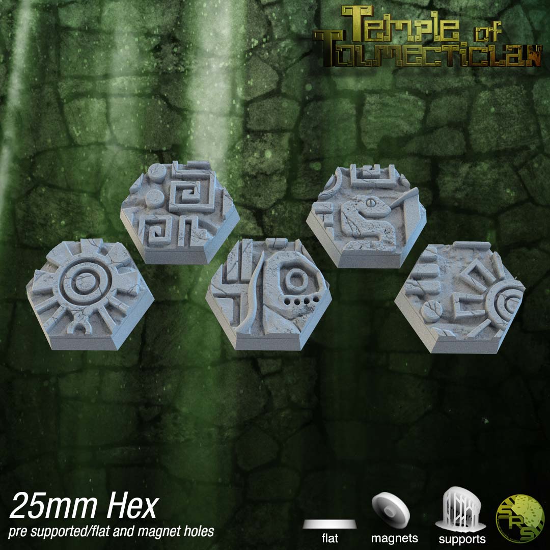 Hex Aztec Bases by SRS Studios