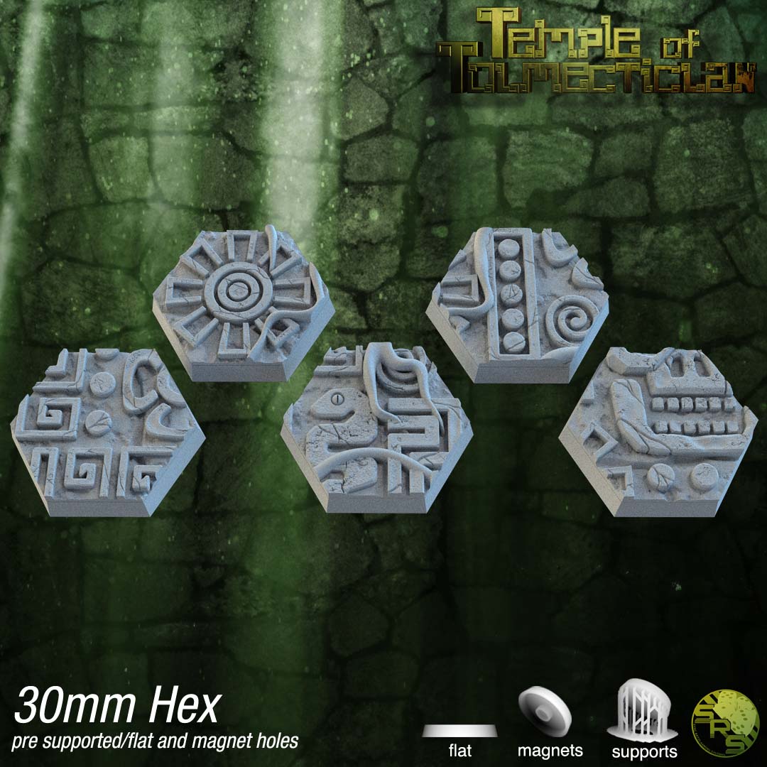 Hex Aztec Bases by SRS Studios