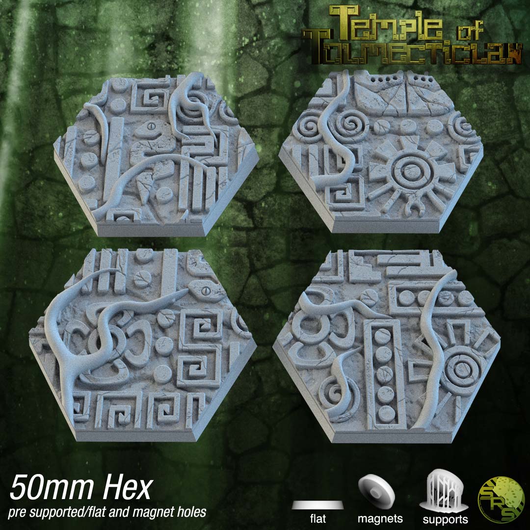 Hex Aztec Bases by SRS Studios