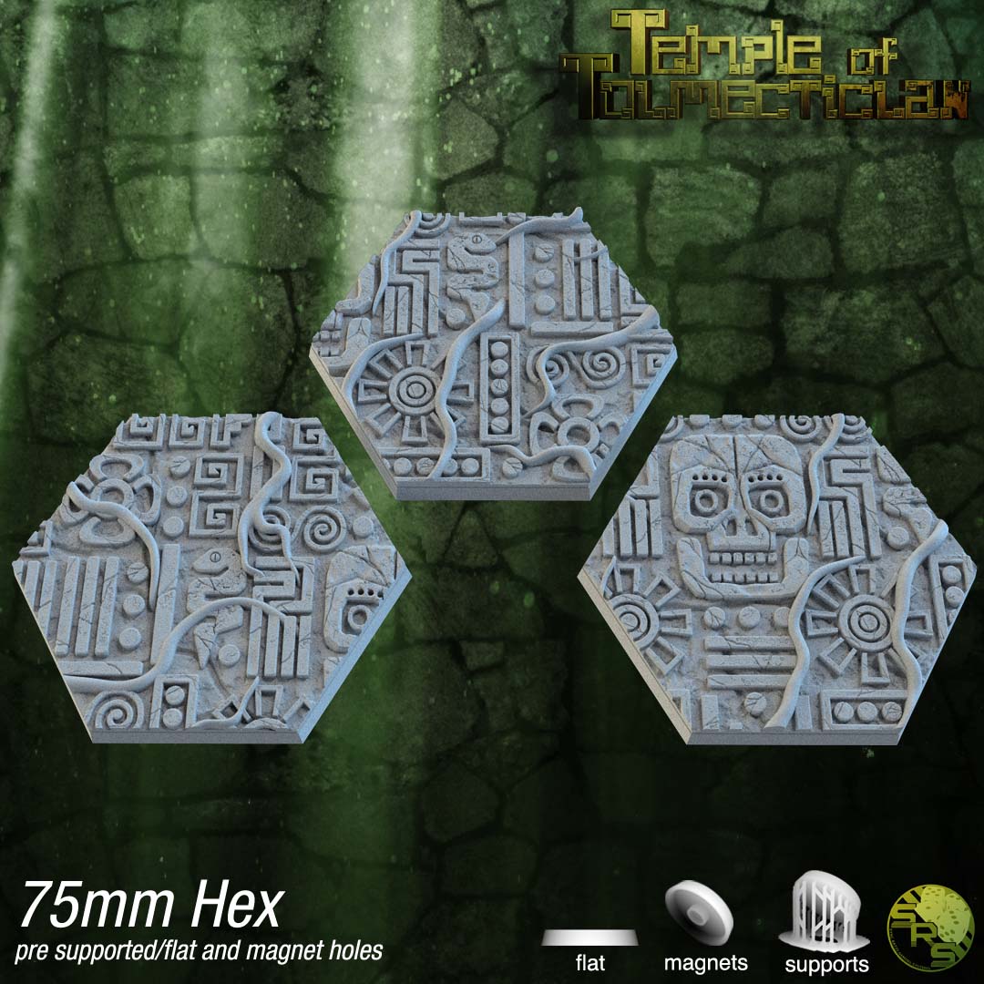 Hex Aztec Bases by SRS Studios