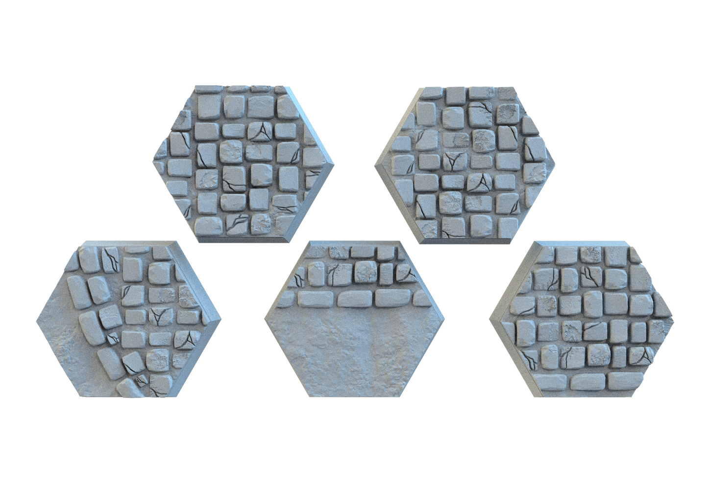 Hex Cobblestone Bases by SRS Studios