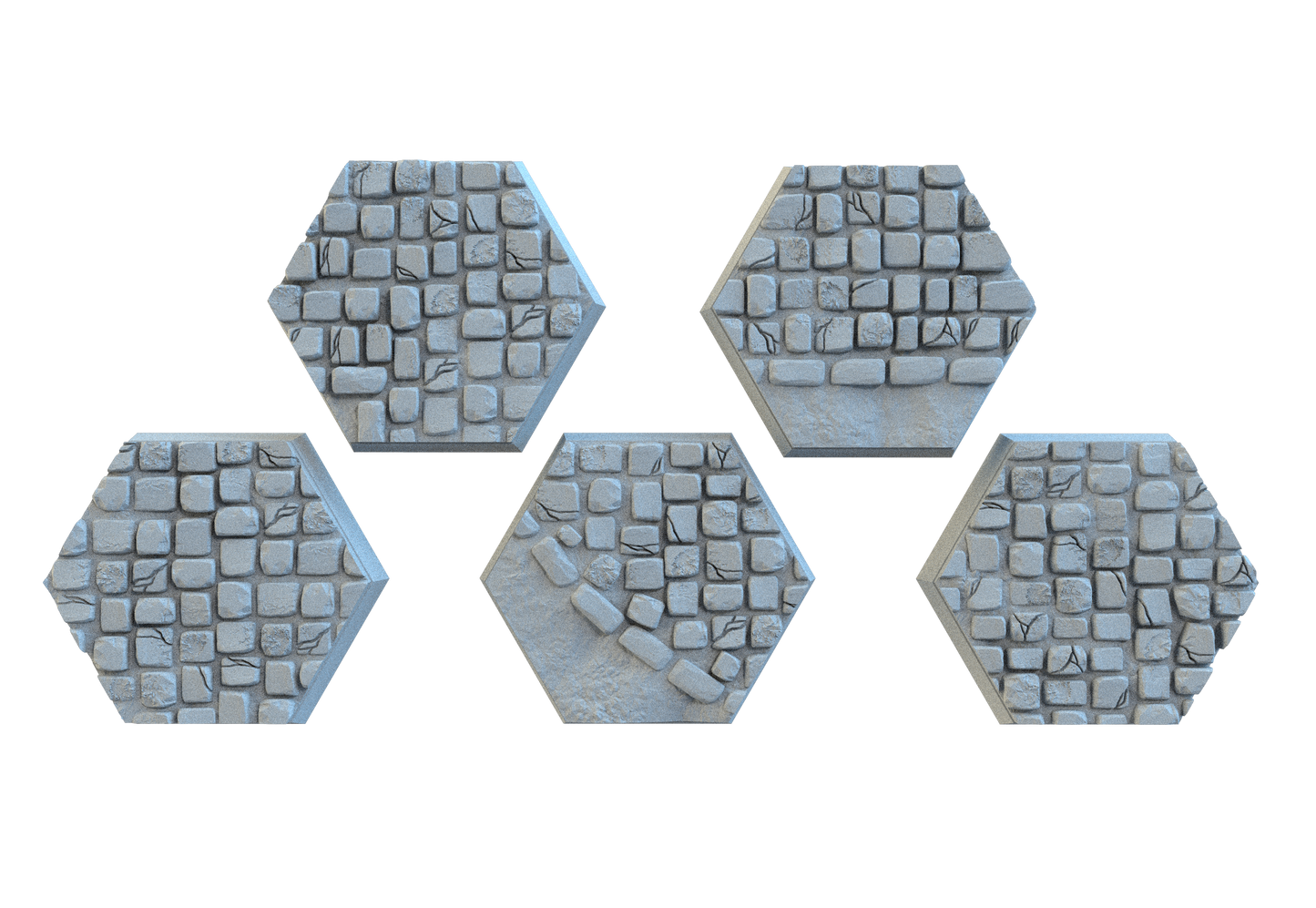 Hex Cobblestone Bases by SRS Studios