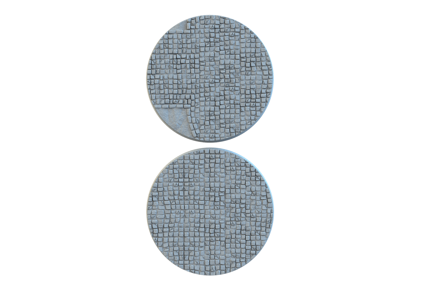 Cobblestone Circle Bases – 12K Resin Base Set for Warhammer, D&D & Tabletop Wargames