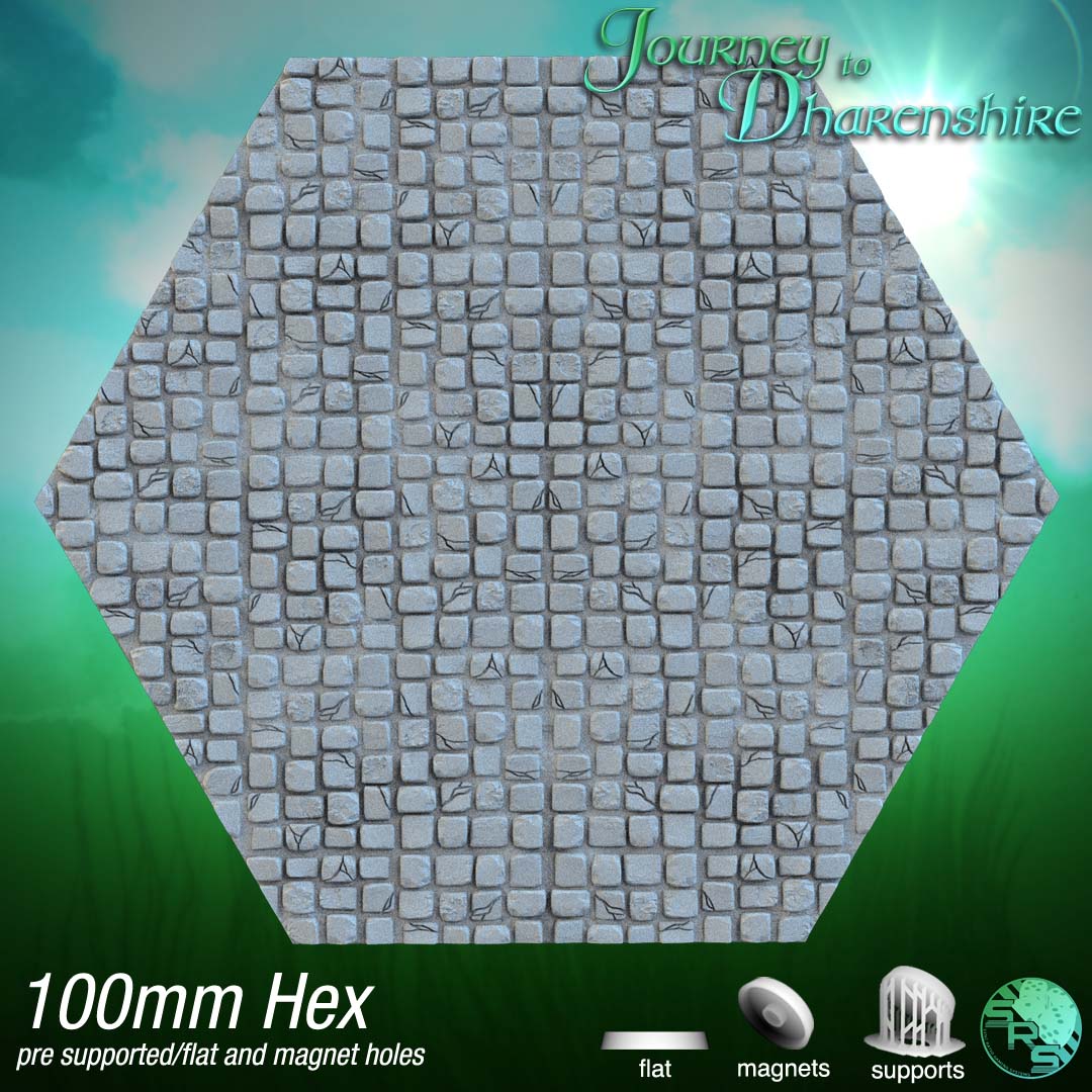 Hex Cobblestone Bases by SRS Studios