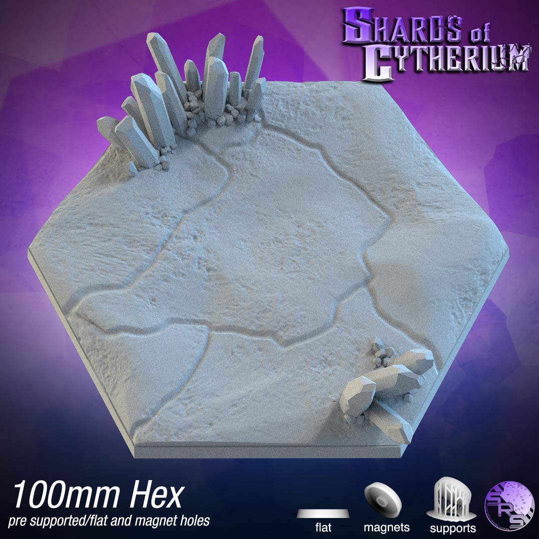 Hex Crystal Bases by SRS Studios