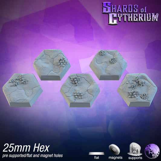 Hex Crystal Bases by SRS Studios