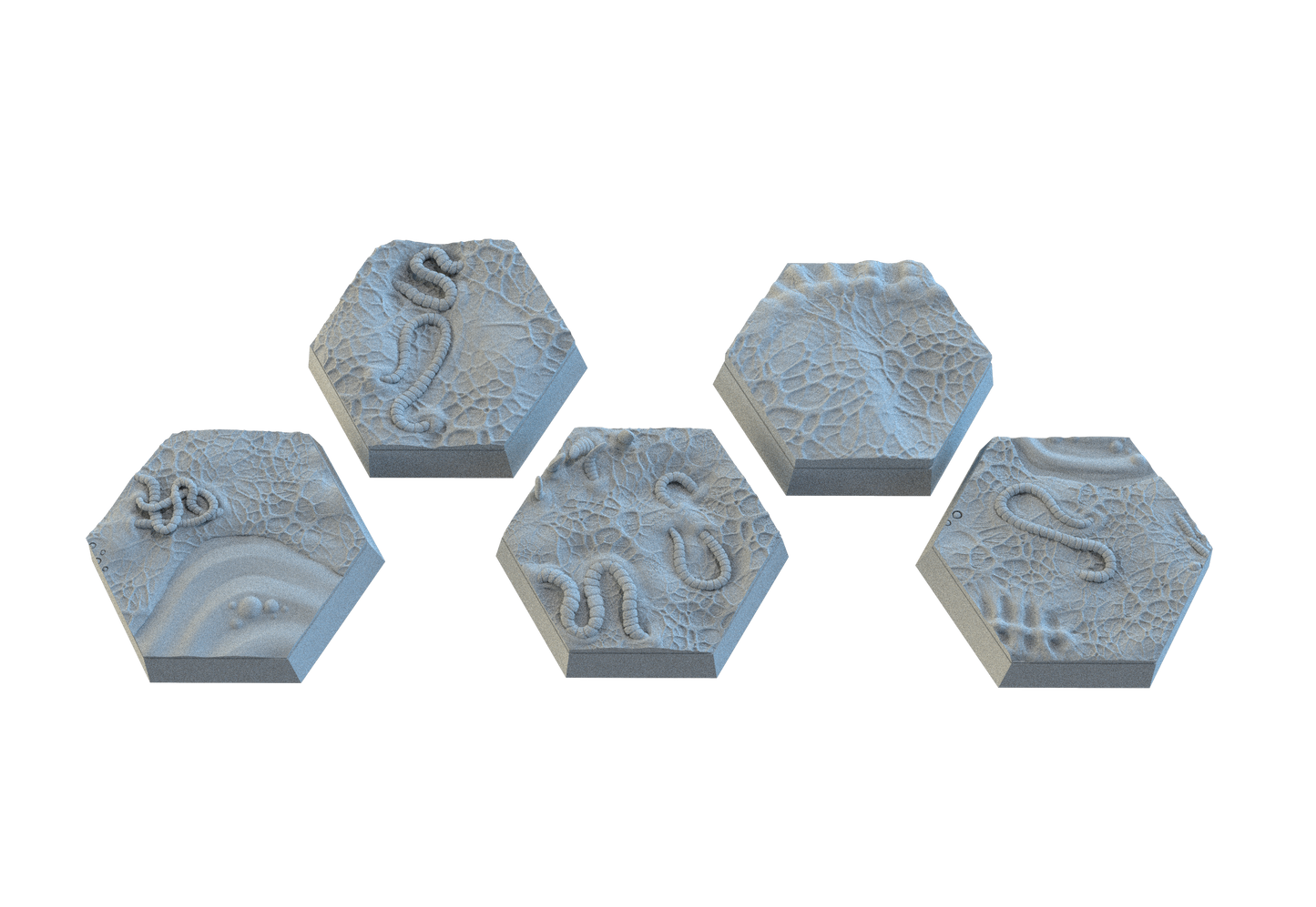 Diseased Hex Resin Bases | Nurgle Rot & Blight for Death Guard, Warhammer, D&D