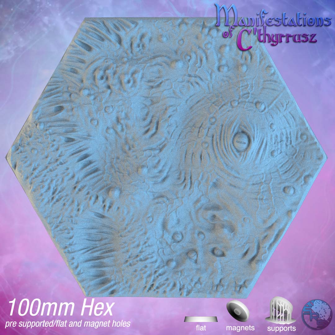 Eldritch Horror Hex Resin Bases | Cosmic Terror for Cthulhu, D&D, Warhammer