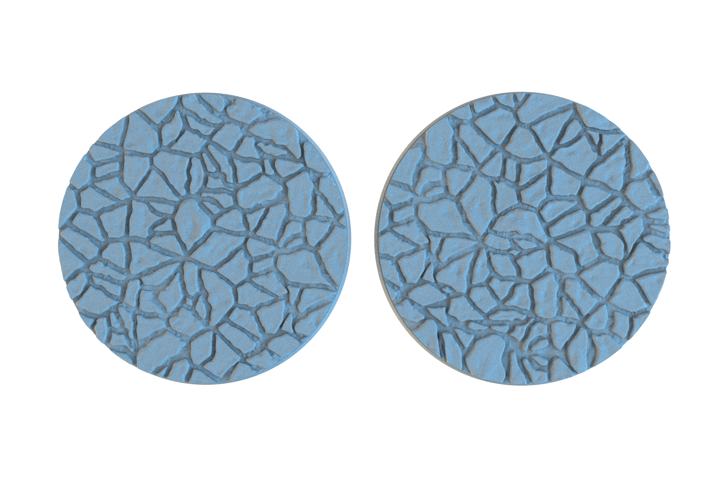 Flagstone Circle Resin Bases | Classic Castle Stone for D&D, Warhammer & RPGs
