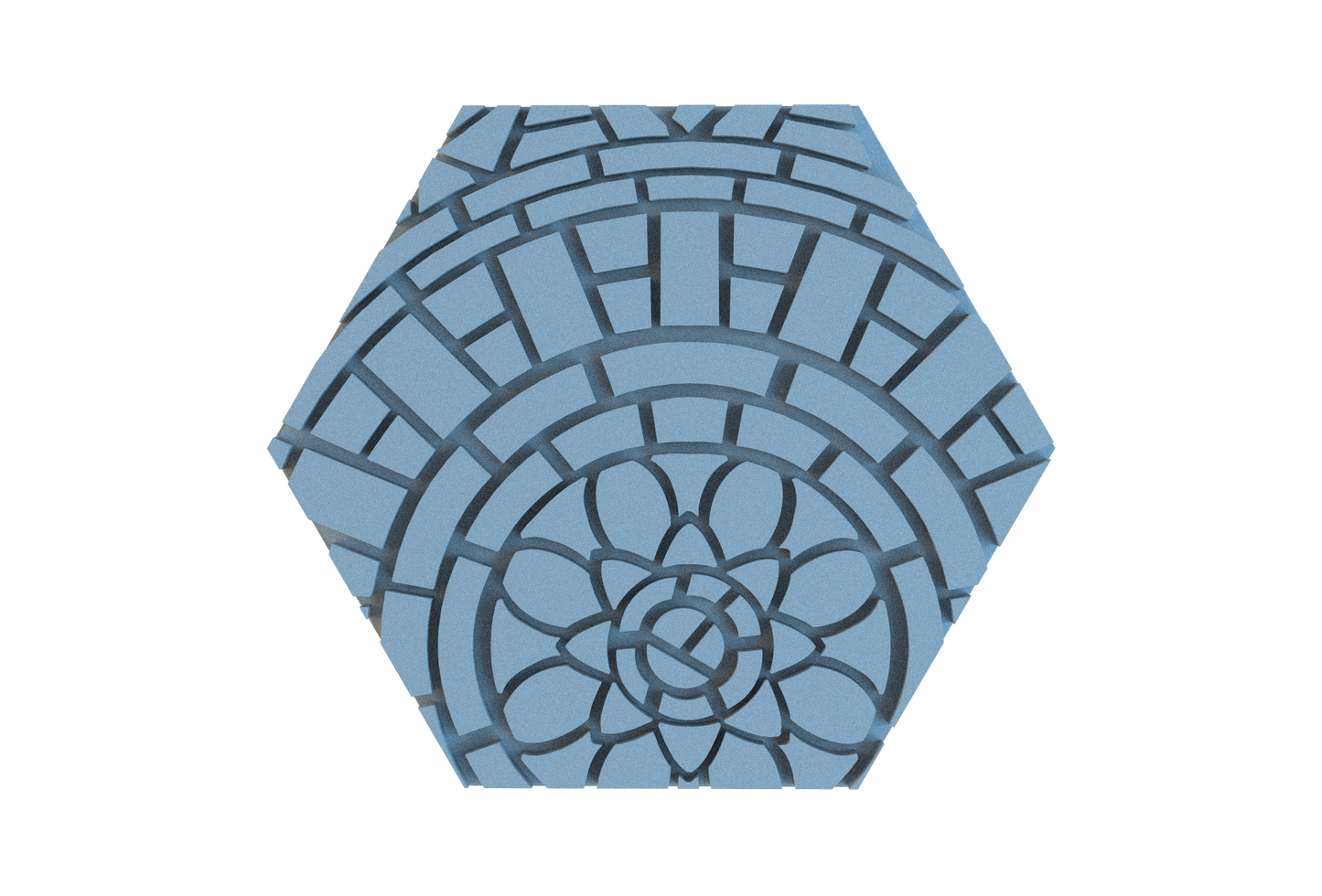 Mosaic Tile Hex Resin Bases | Ancient Artistry for Warhammer, D&D, Wargaming