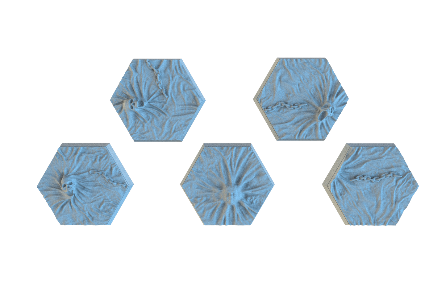 Spirit Ethereal Hex Resin Bases | Ghostly for Nighthaunt, D&D, Wargaming