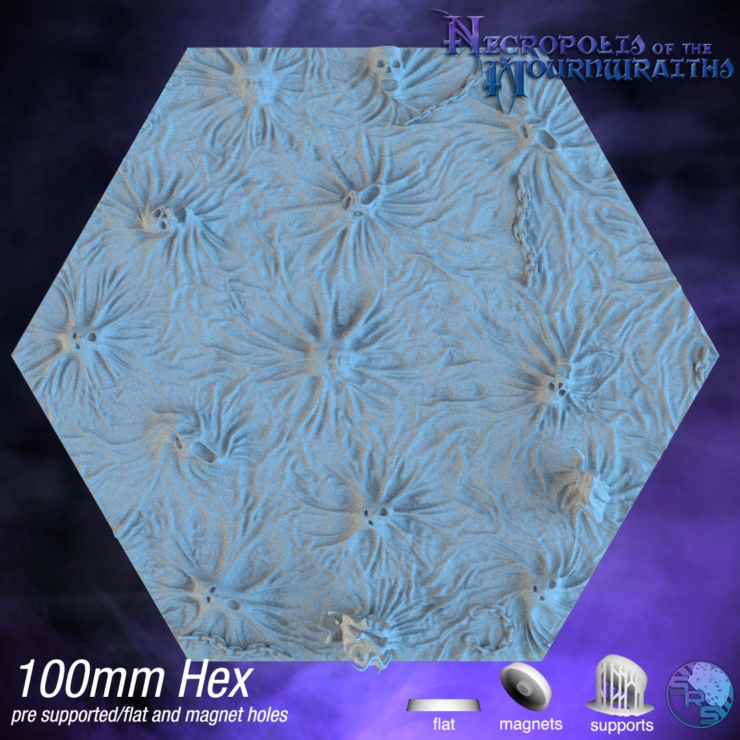 Spirit Ethereal Hex Resin Bases | Ghostly for Nighthaunt, D&D, Wargaming