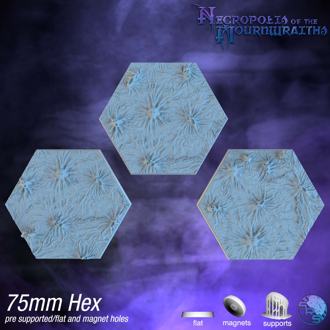 Spirit Ethereal Hex Resin Bases | Ghostly for Nighthaunt, D&D, Wargaming