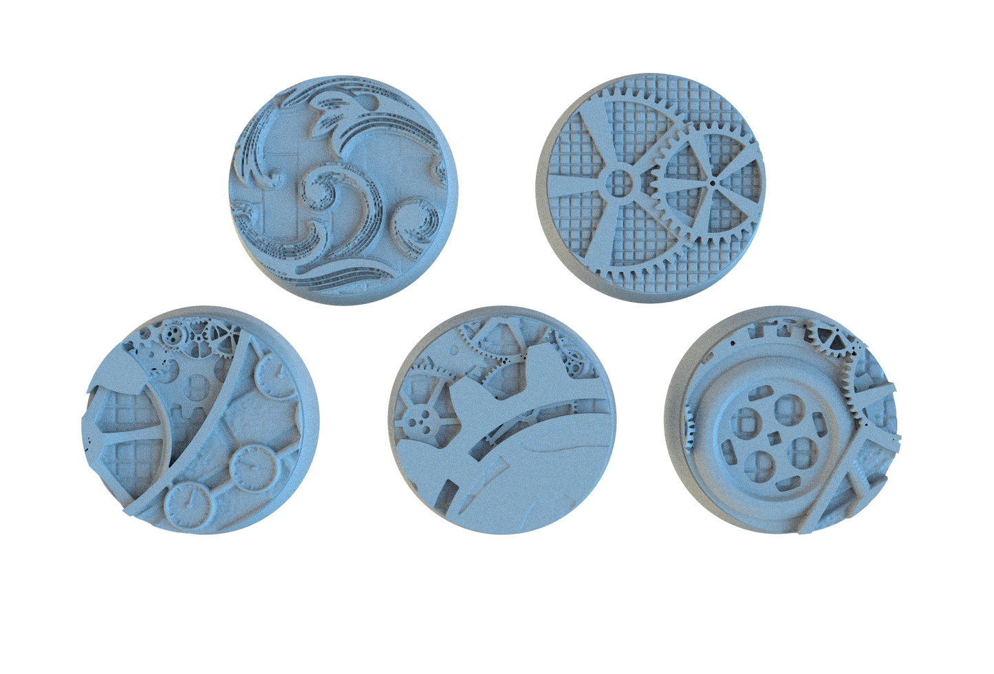 Round 20mm Steam Punk Bases x20 by SRS Studios