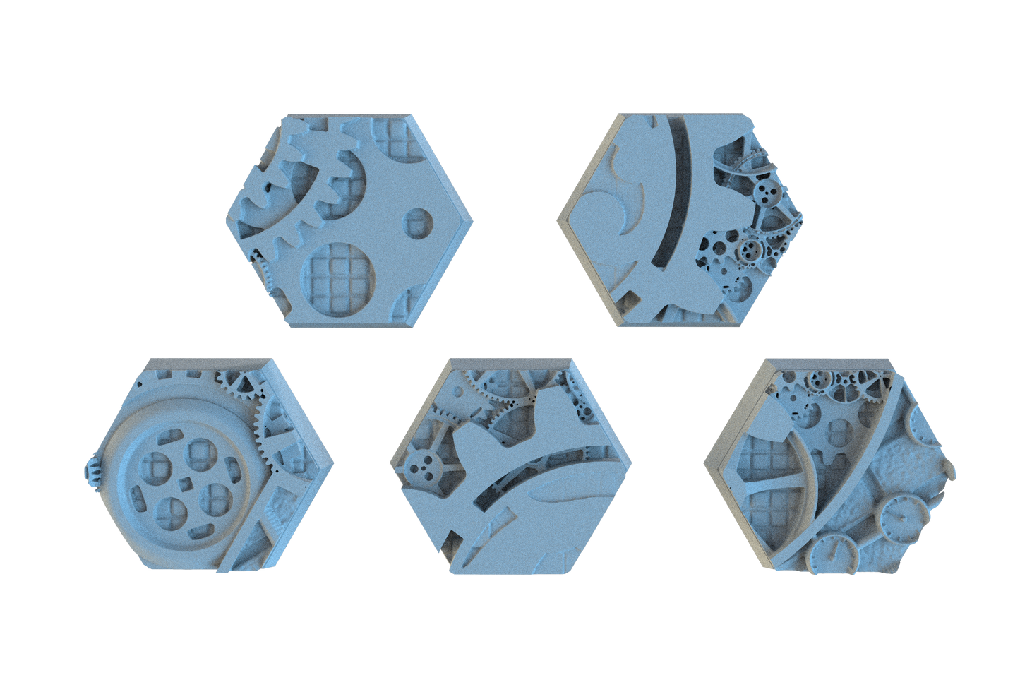 Steampunk Hex Resin Bases | Victorian Tech for Warmachine, D&D, Wargaming