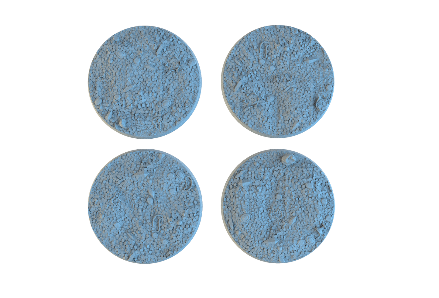Treasure Hoard Circle Resin Bases | Dragon Gold for D&D, Warhammer, Wargaming